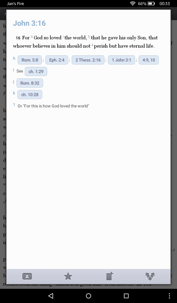 ESV Footnote View