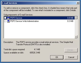 Activate POP3 Service
